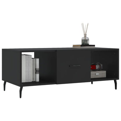 Konferenční Stolek Černý 102 X 50 X 40 Cm Kompozitní Dřevo