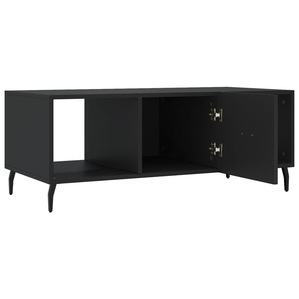Konferenční Stolek Černý 102 X 50 X 40 Cm Kompozitní Dřevo
