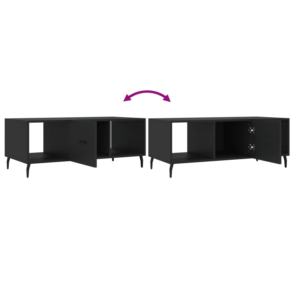 Konferenční Stolek Černý 102 X 50 X 40 Cm Kompozitní Dřevo