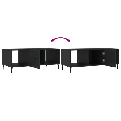 Konferenční Stolek Černý 102 X 50 X 40 Cm Kompozitní Dřevo