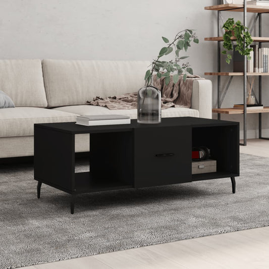 Konferenční Stolek Černý 102 X 50 X 40 Cm Kompozitní Dřevo