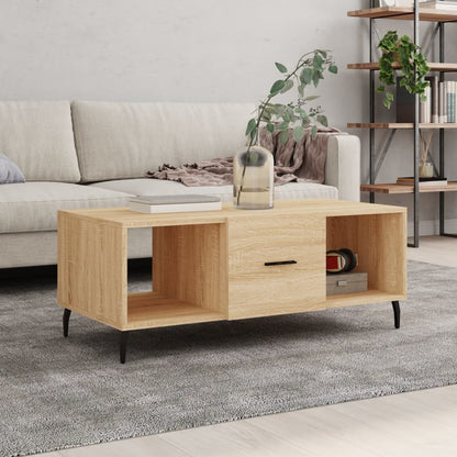 Konferenční Stolek Černý 102 X 50 X 40 Cm Kompozitní Dřevo