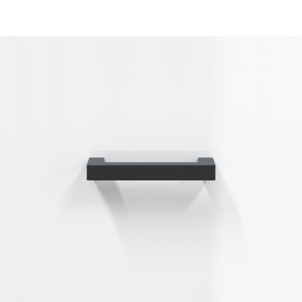 Konferenční Stolek Lesklý Bílý 50 X 50 X 40 Cm Kompozitní Dřevo