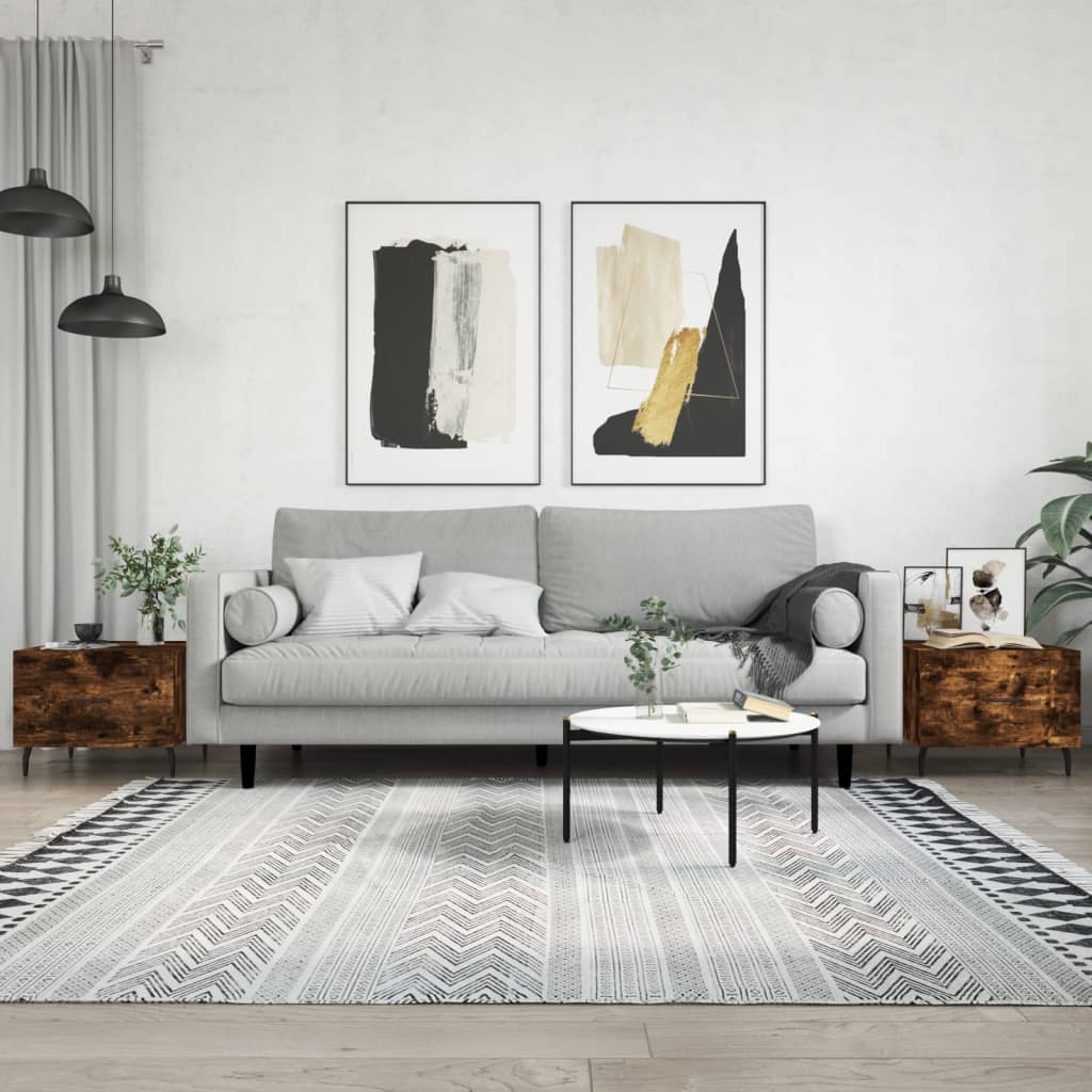 Konferenční Stolek Šedý Sonoma 50 X 50 X 40 Cm Kompozitní Dřevo