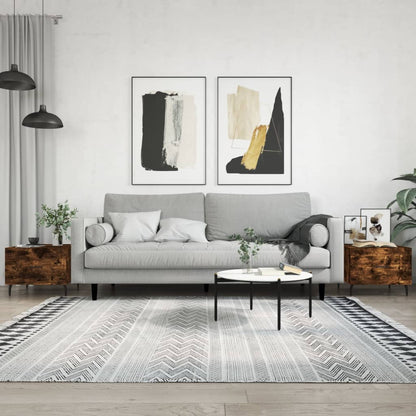 Konferenční Stolek Šedý Sonoma 50 X 50 X 40 Cm Kompozitní Dřevo