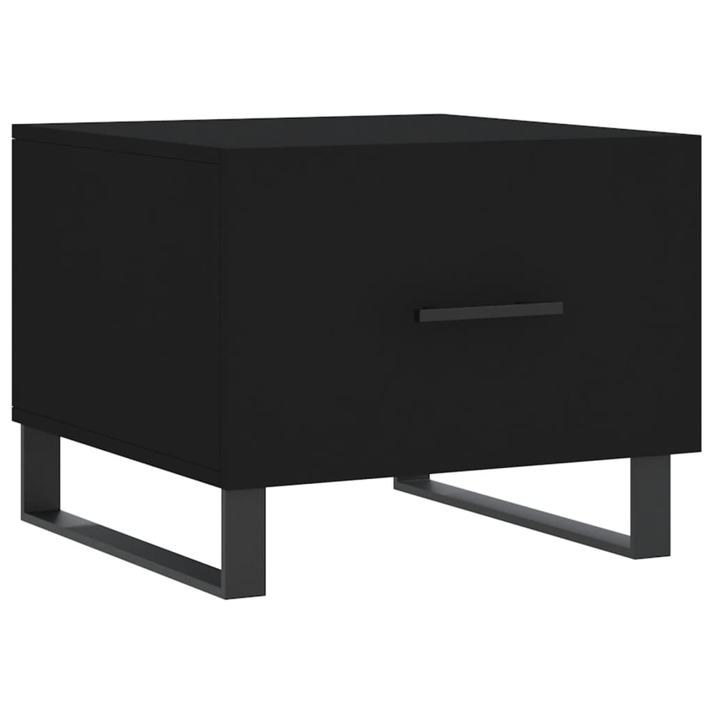 Konferenční Stolky 2 Ks Černé 50 X 50 X 40 Cm Kompozitní Dřevo