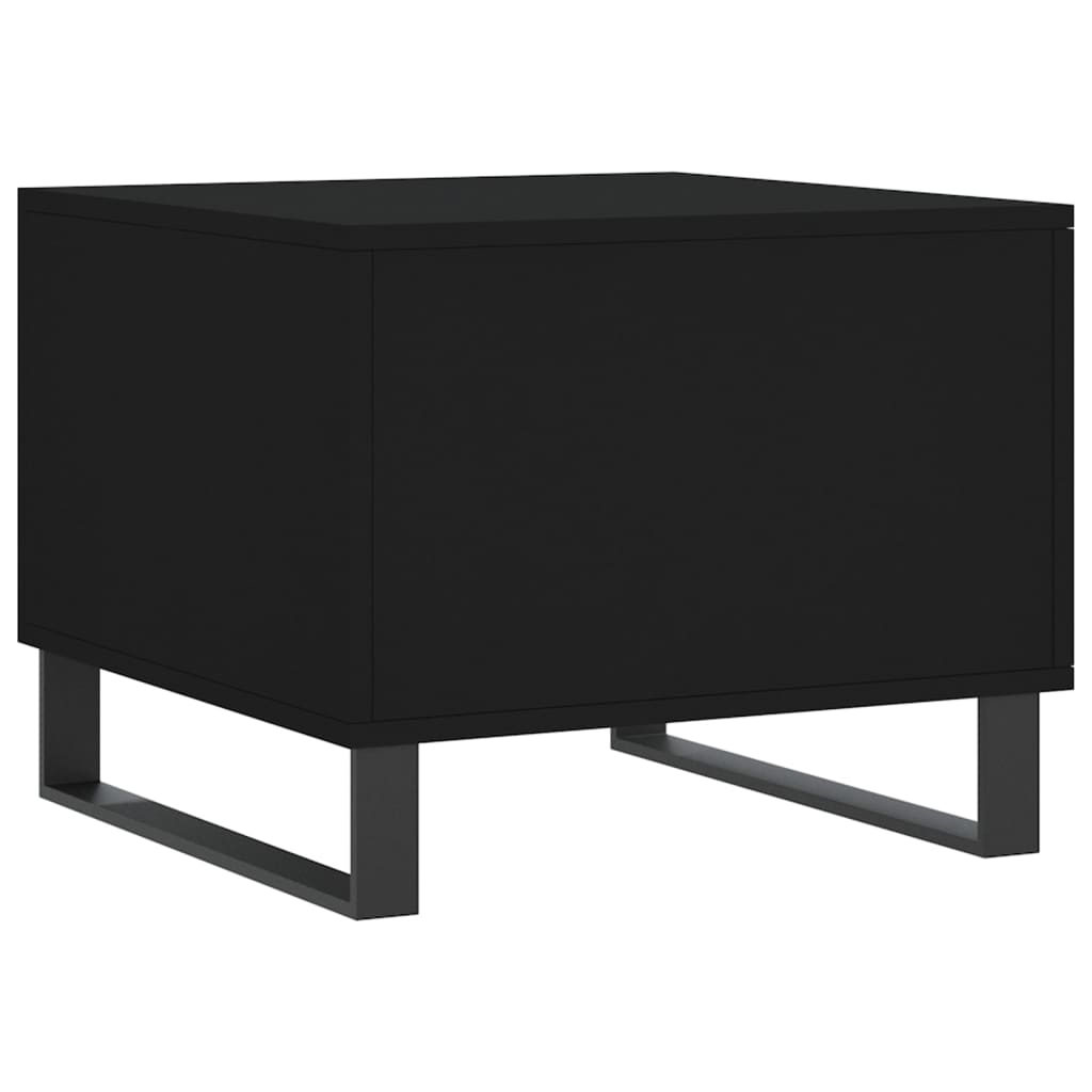 Konferenční Stolky 2 Ks Černé 50 X 50 X 40 Cm Kompozitní Dřevo