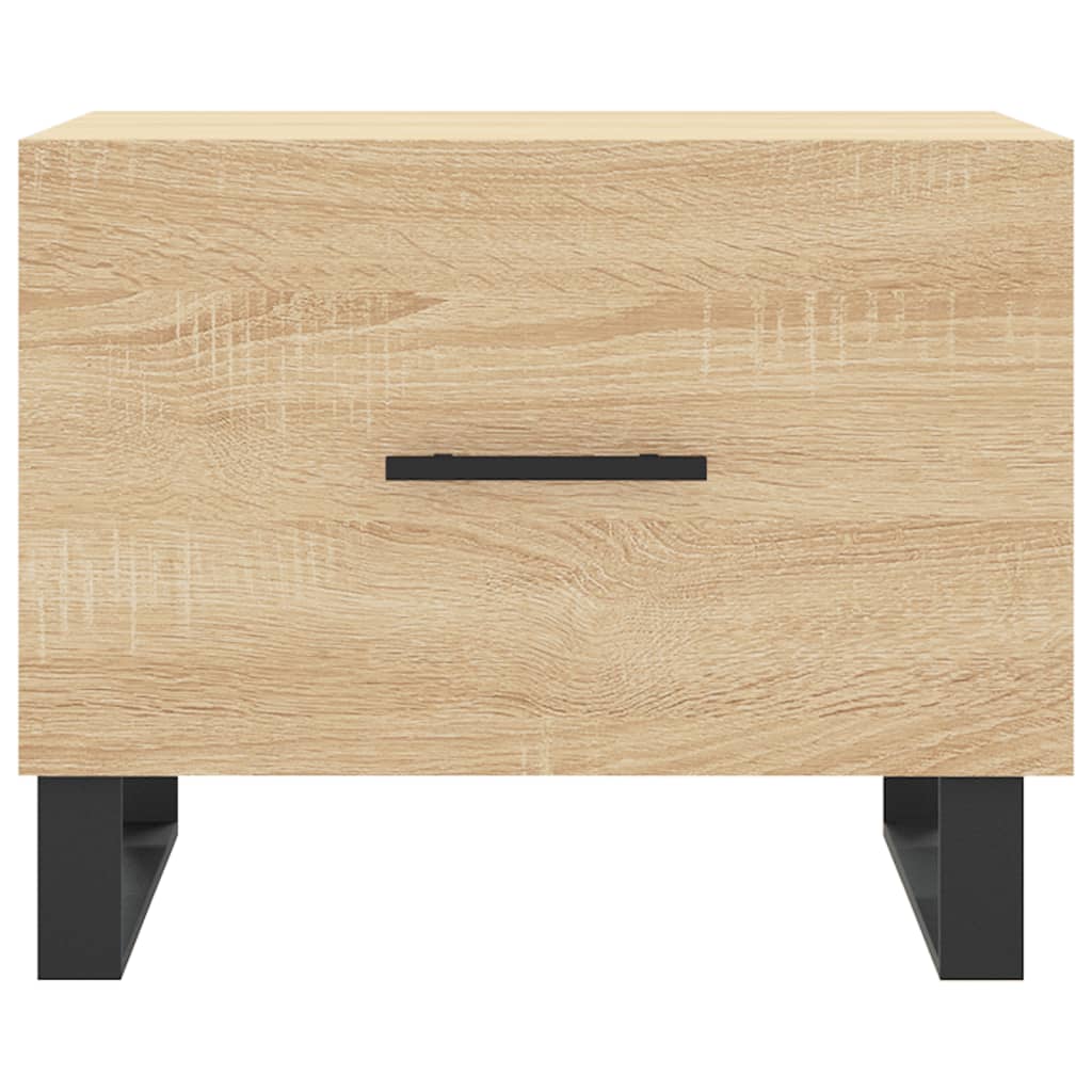 Konferenční Stolky 2 Ks Dub Sonoma 50X50X40 Cm Kompozitní Dřevo
