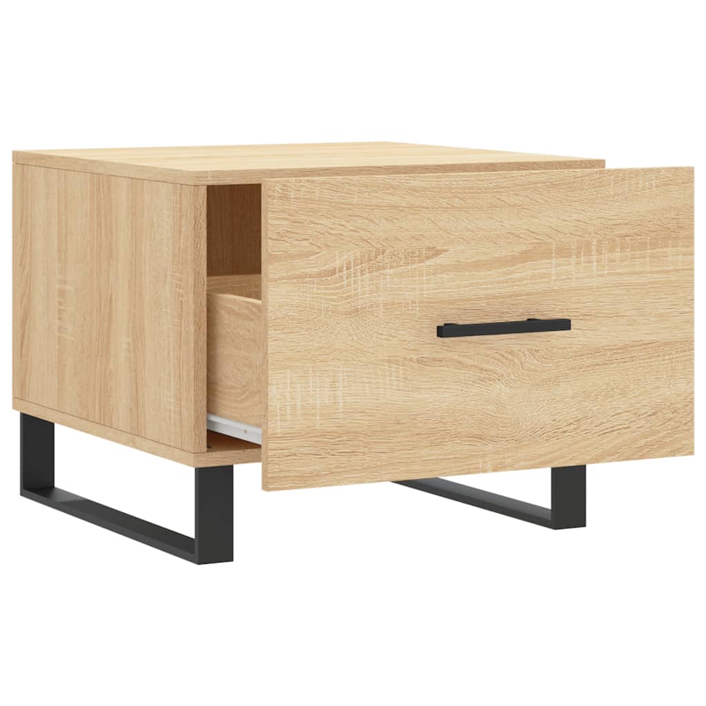 Konferenční Stolky 2 Ks Dub Sonoma 50X50X40 Cm Kompozitní Dřevo