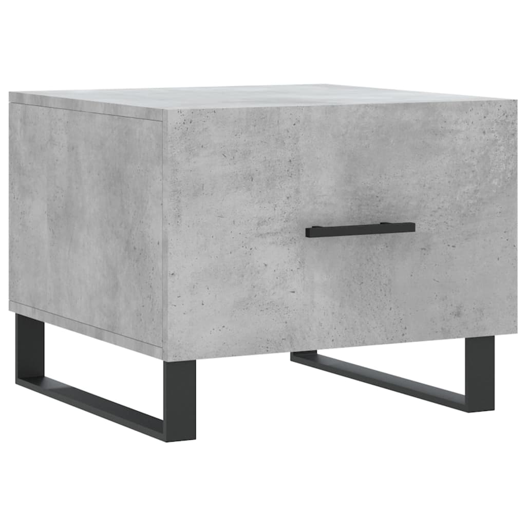Konferenční Stolky 2 Ks Betonově Šedé 50 X 50 X 40 Cm Kompozit