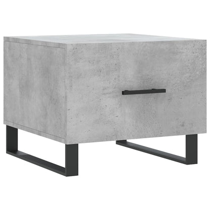 Konferenční Stolky 2 Ks Betonově Šedé 50 X 50 X 40 Cm Kompozit