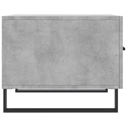 Konferenční Stolky 2 Ks Betonově Šedé 50 X 50 X 40 Cm Kompozit