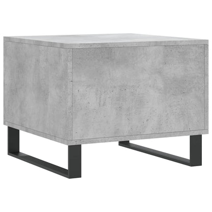 Konferenční Stolky 2 Ks Betonově Šedé 50 X 50 X 40 Cm Kompozit