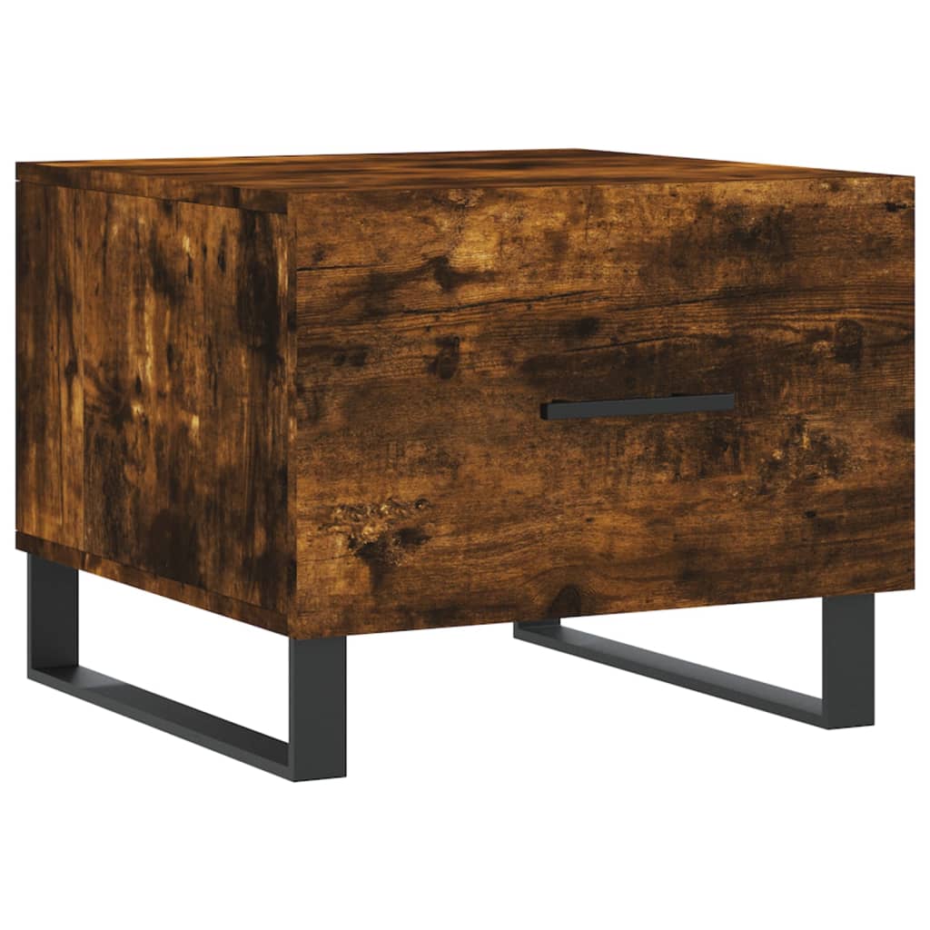 Konferenční Stolky 2 Ks Kouřový Dub 50X50X40Cm Kompozitní Dřevo
