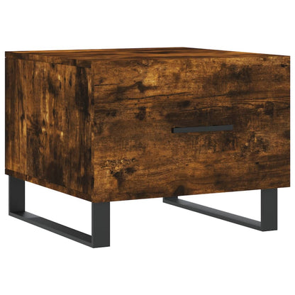 Konferenční Stolky 2 Ks Kouřový Dub 50X50X40Cm Kompozitní Dřevo