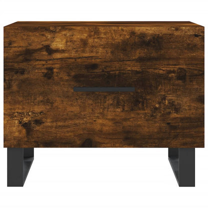 Konferenční Stolky 2 Ks Kouřový Dub 50X50X40Cm Kompozitní Dřevo