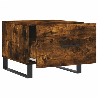 Konferenční Stolky 2 Ks Kouřový Dub 50X50X40Cm Kompozitní Dřevo