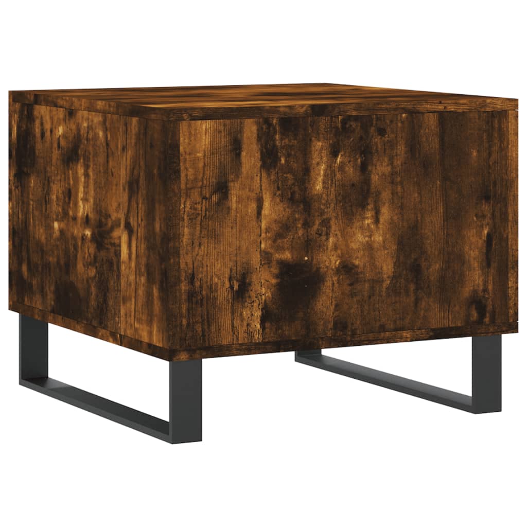 Konferenční Stolky 2 Ks Kouřový Dub 50X50X40Cm Kompozitní Dřevo