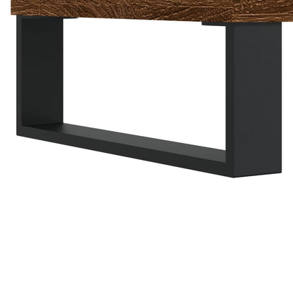 Konferenční Stolky 2 Ks Hnědý Dub 50X50X40 Cm Kompozitní Dřevo