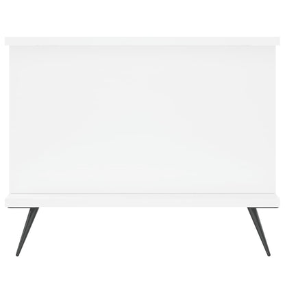 Konferenční Stolek Bílý 90 X 50 X 40 Cm Kompozitní Dřevo