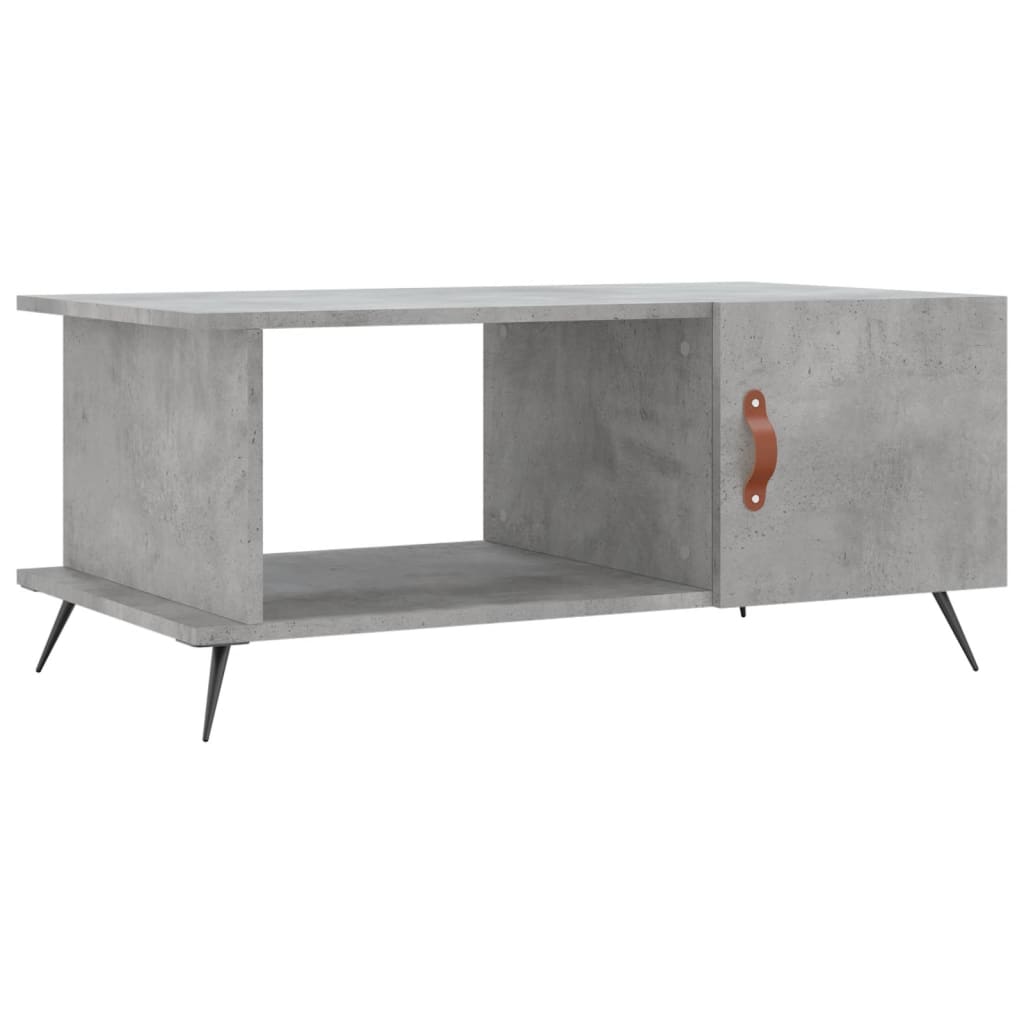 Konferenční Stolek Betonově Šedý 90X50X40 Cm Kompozitní Dřevo