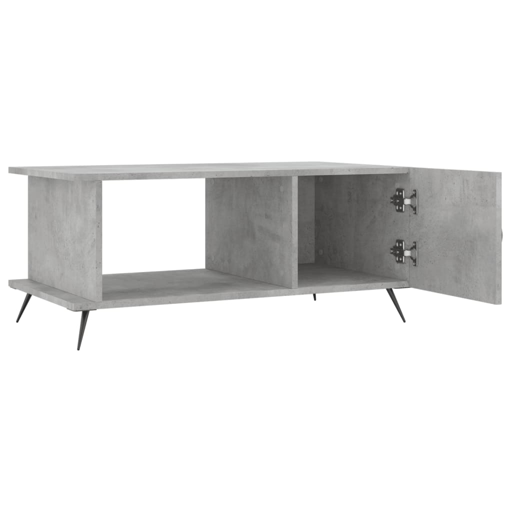 Konferenční Stolek Betonově Šedý 90X50X40 Cm Kompozitní Dřevo