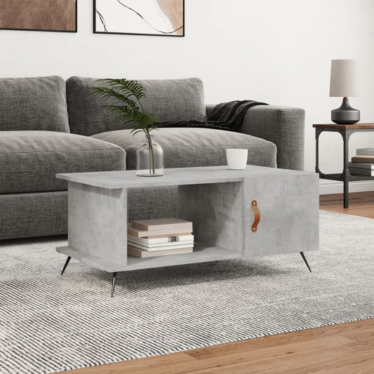 Konferenční Stolek Betonově Šedý 90X50X40 Cm Kompozitní Dřevo