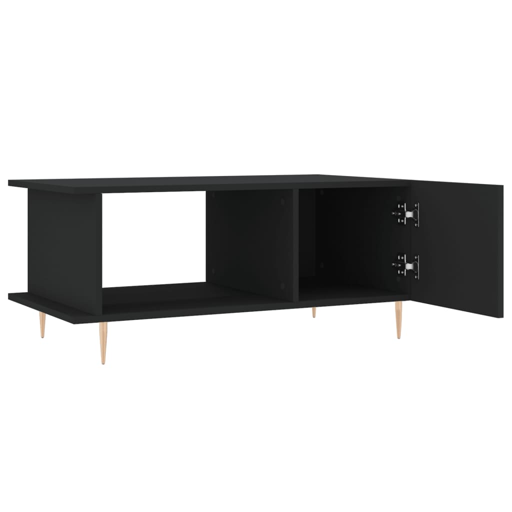 Konferenční Stolek Černý 90 X 50 X 40 Cm Kompozitní Dřevo