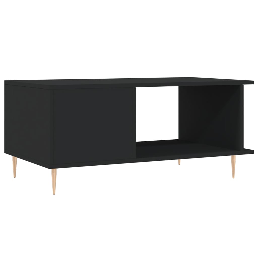 Konferenční Stolek Černý 90 X 50 X 40 Cm Kompozitní Dřevo
