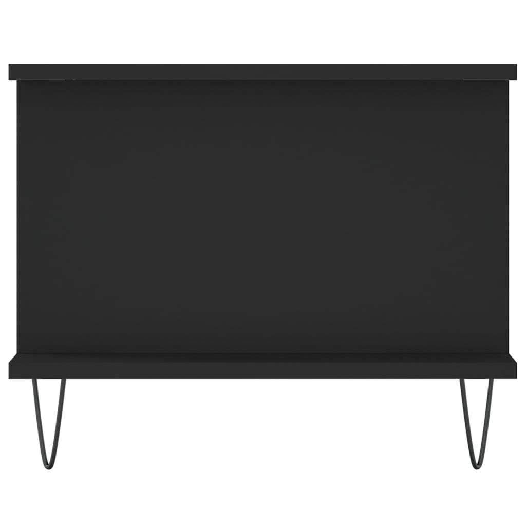 Konferenční Stolek Černý 90 X 50 X 40 Cm Kompozitní Dřevo