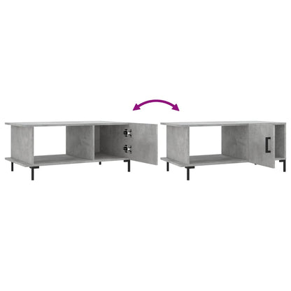 Konferenční Stolek Betonově Šedý 90X50X40 Cm Kompozitní Dřevo