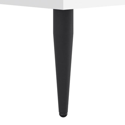 Botník Bílý 60 X 35 X 105 Cm Kompozitní Dřevo