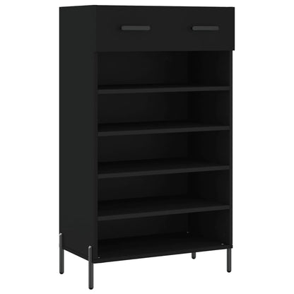 Botník Černý 60 X 35 X 105 Cm Kompozitní Dřevo