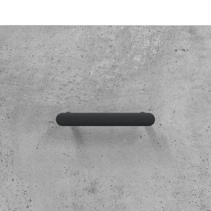 Botník Betonově Šedý 30 X 35 X 105 Cm Kompozitní Dřevo