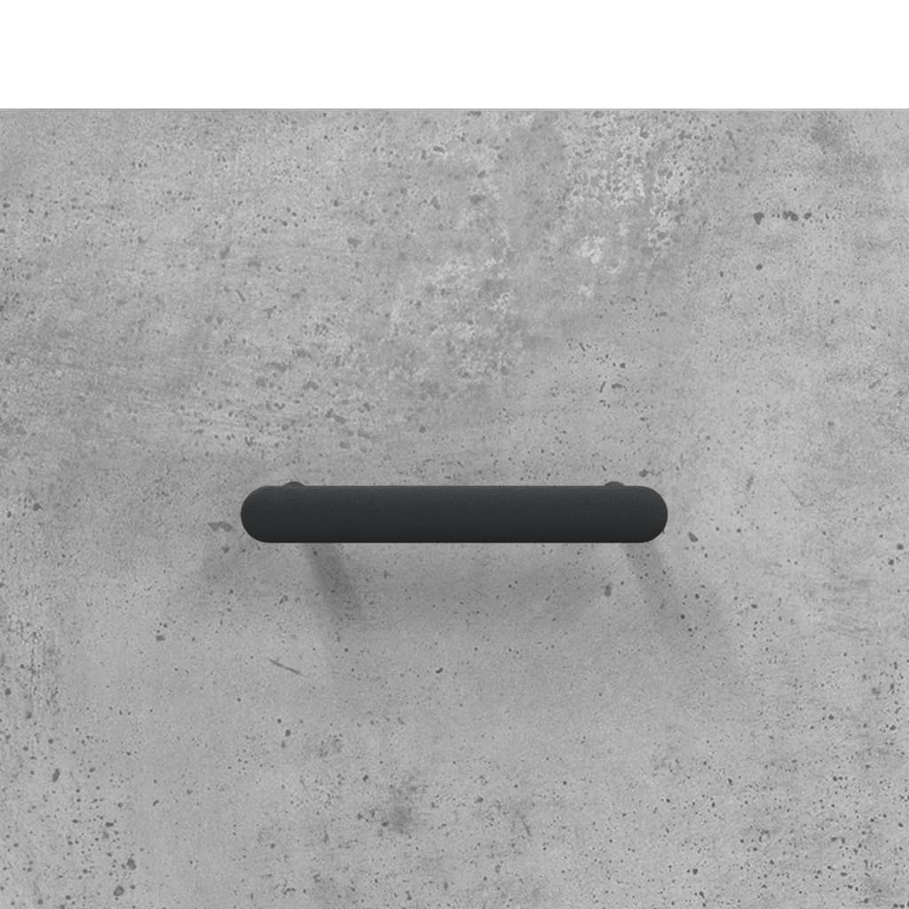 Botník Betonově Šedý 30 X 35 X 105 Cm Kompozitní Dřevo