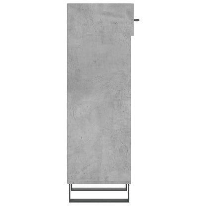 Botník Betonově Šedý 30 X 35 X 105 Cm Kompozitní Dřevo