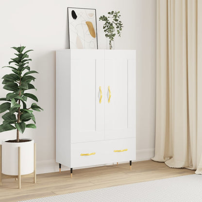 Skříň Highboard 69,5 X 31 X 115 Cm Kompozitní Dřevo