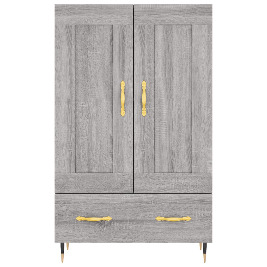 Skříň Highboard Šedá Sonoma 69,5 X 31 X 115 Cm Kompozitní Dřevo