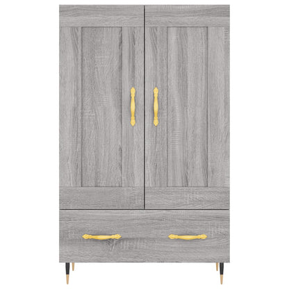 Skříň Highboard Šedá Sonoma 69,5 X 31 X 115 Cm Kompozitní Dřevo