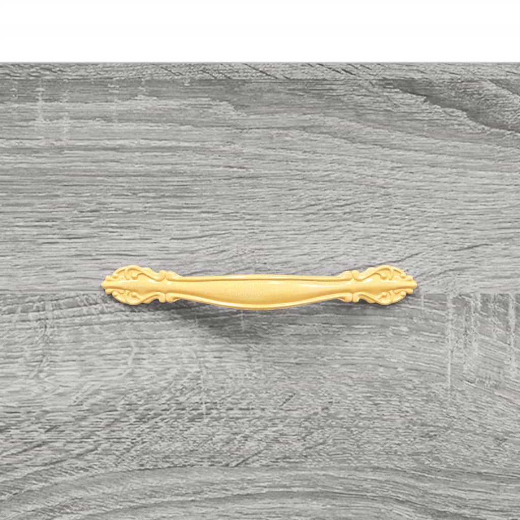 Skříň Highboard Šedá Sonoma 69,5 X 31 X 115 Cm Kompozitní Dřevo