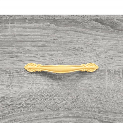 Skříň Highboard Šedá Sonoma 69,5 X 31 X 115 Cm Kompozitní Dřevo