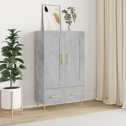 Skříň Highboard 69,5 X 31 X 115 Cm Kompozitní Dřevo