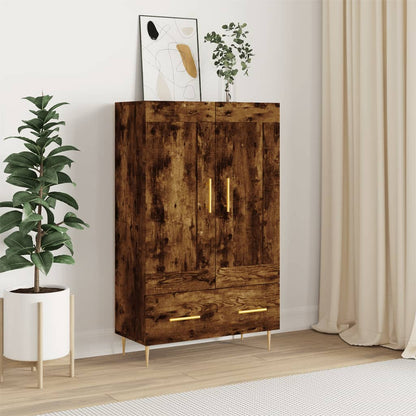 Skříň Highboard 69,5 X 31 X 115 Cm Kompozitní Dřevo