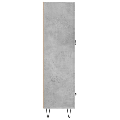 Skříň Highboard Betonově Šedá 69,5X31X115 Cm Kompozitní Dřevo