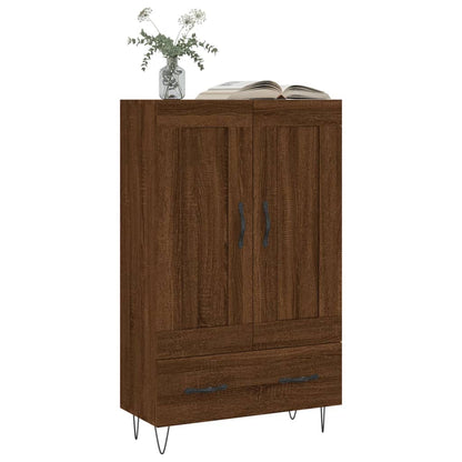 Skříň Highboard 69,5 X 31 X 115 Cm Kompozitní Dřevo