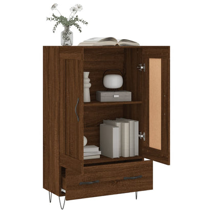 Skříň Highboard 69,5 X 31 X 115 Cm Kompozitní Dřevo