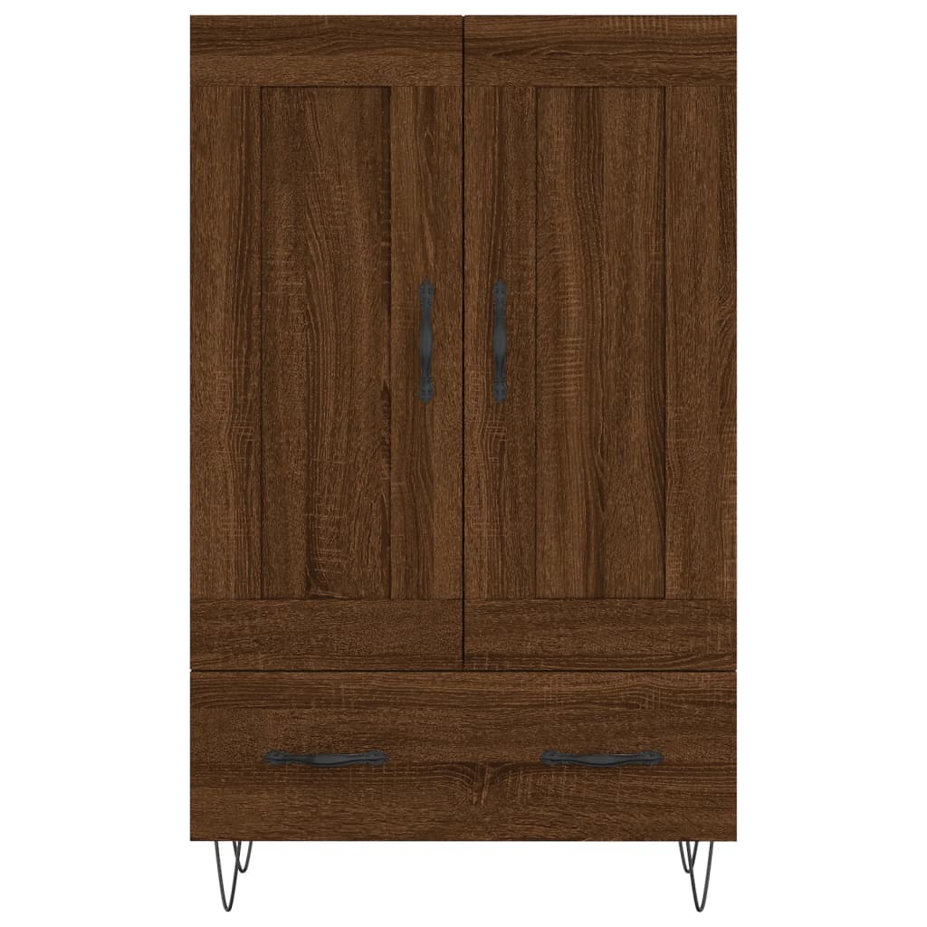 Skříň Highboard 69,5 X 31 X 115 Cm Kompozitní Dřevo