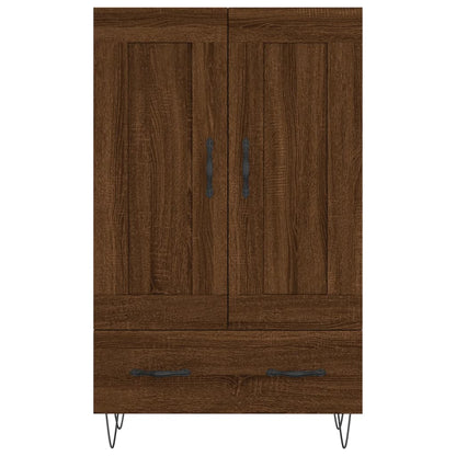 Skříň Highboard 69,5 X 31 X 115 Cm Kompozitní Dřevo