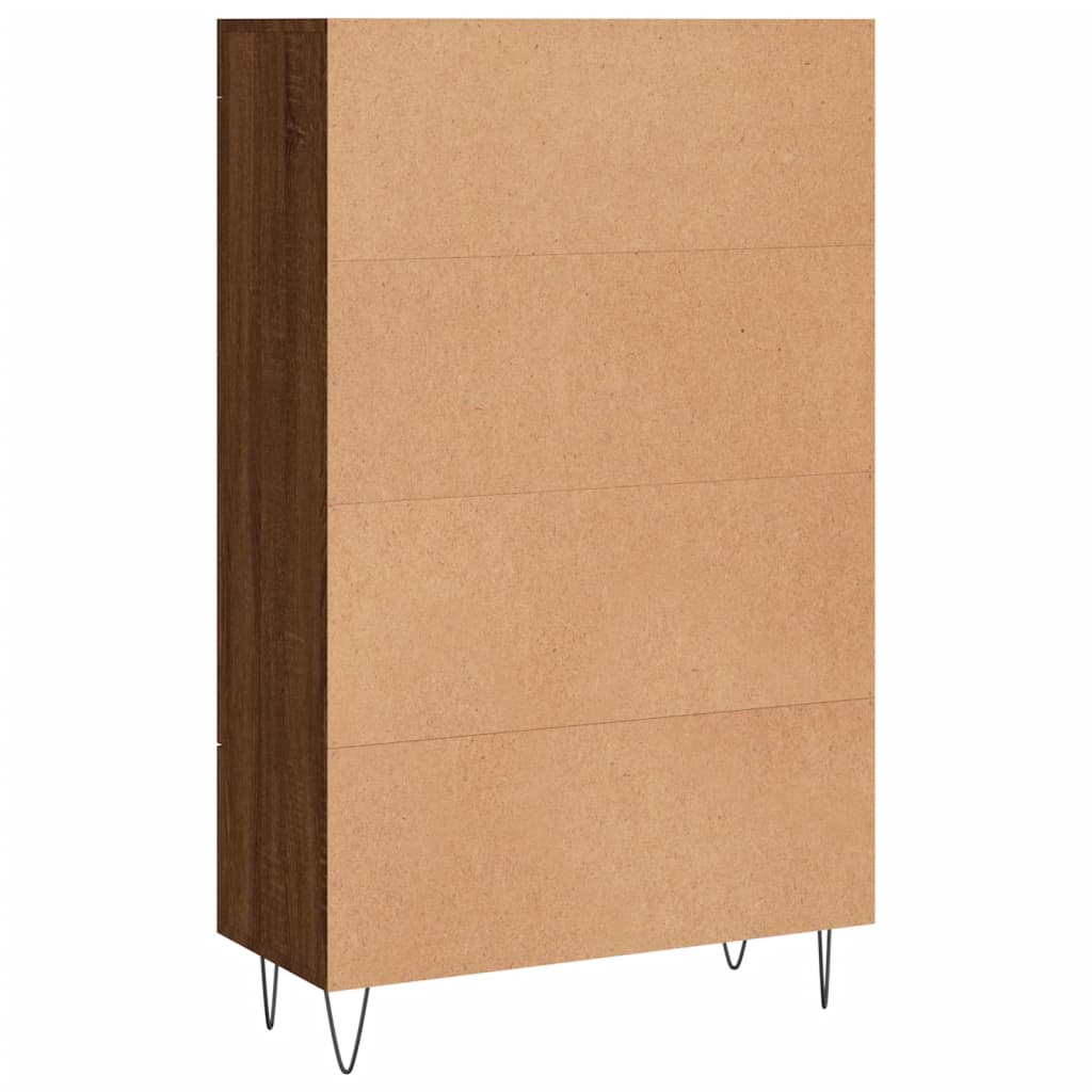 Skříň Highboard 69,5 X 31 X 115 Cm Kompozitní Dřevo