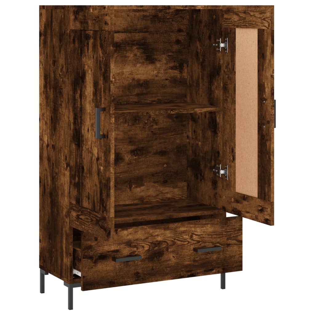 Skříň Highboard 69,5 X 31 X 115 Cm Kompozitní Dřevo